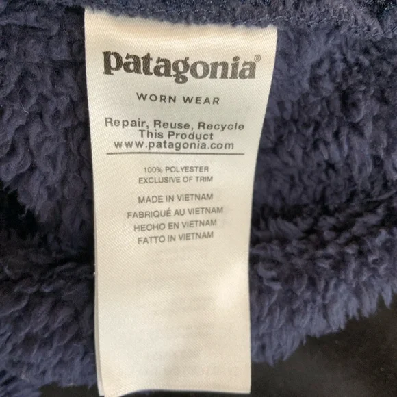 PATAGONIA Los Gatos 1/4 Zip Worn Wear Fleece Pullover (Girl) Size 12
